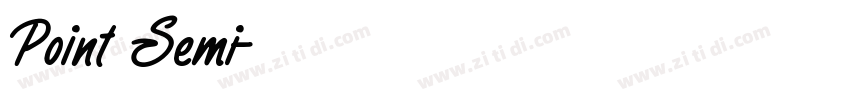 Point Semi字体转换